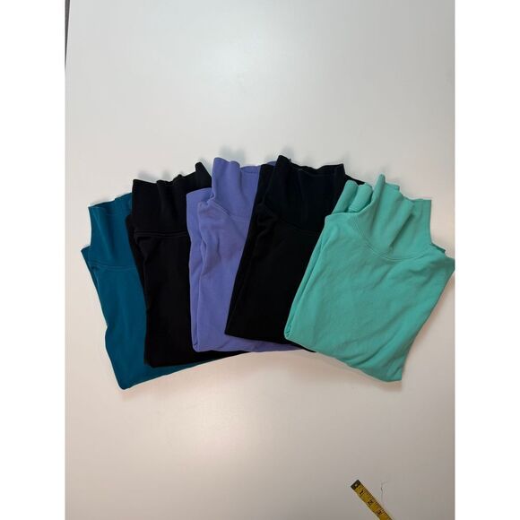 L.L. Bean Tops - LL Bean Classic Long Sleeve Turtle Neck Bundle Cotton Basics set of 5 Large Tall
